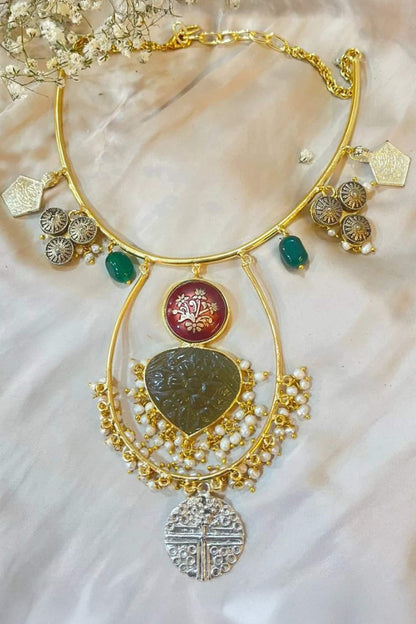 Antique Round Hasdi Necklace 