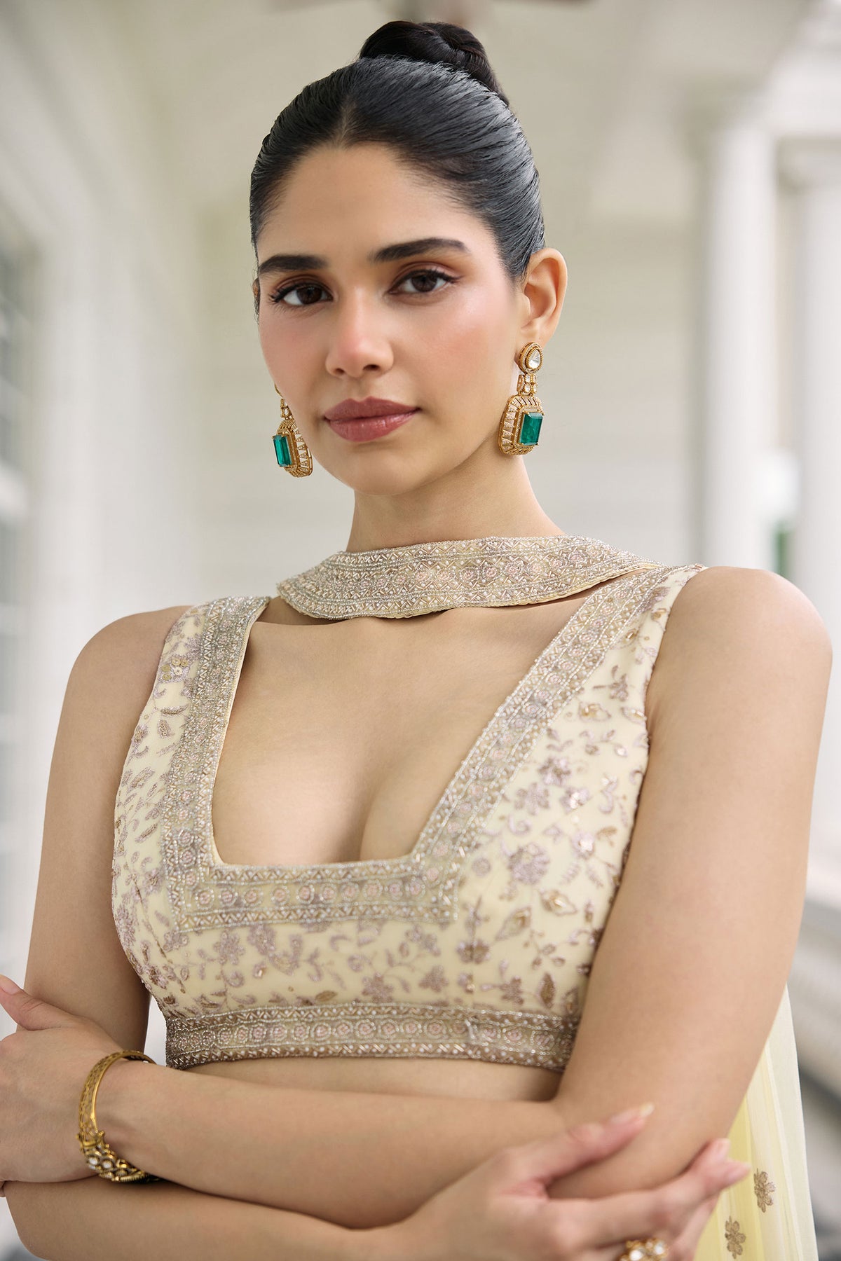 Meher Elan Meher Embellished Choker Set 