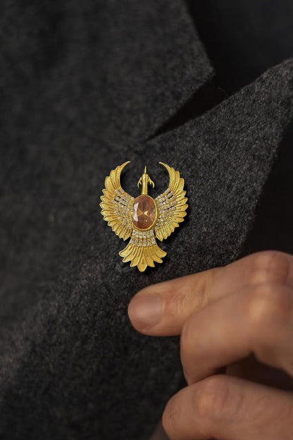Aurora Wing Stone Embellished Hair Pin 