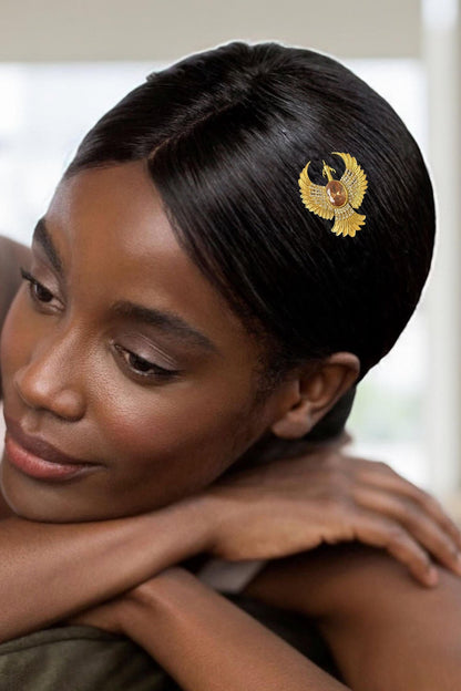 Aurora Wing Stone Embellished Hair Pin 