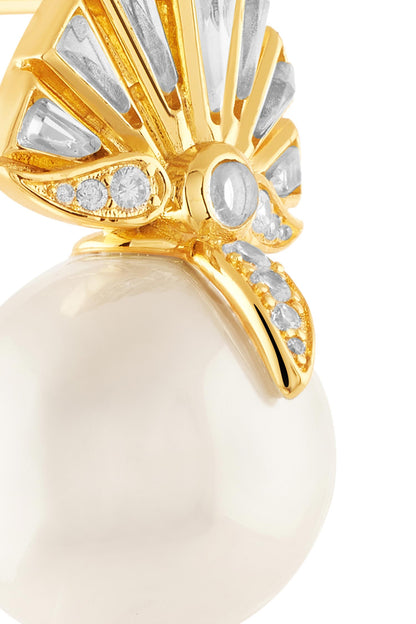 18Kt Gold Plated Filgrana Statement Stud Earrings 