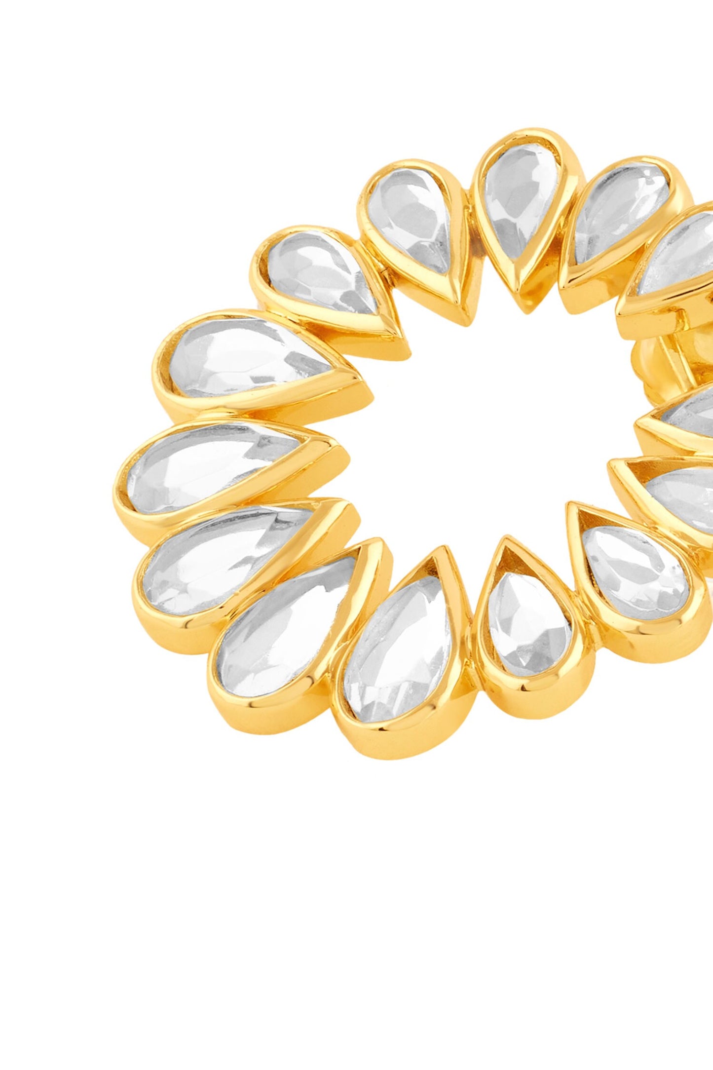 18Kt Gold Plated Aurora Stud Earrings 