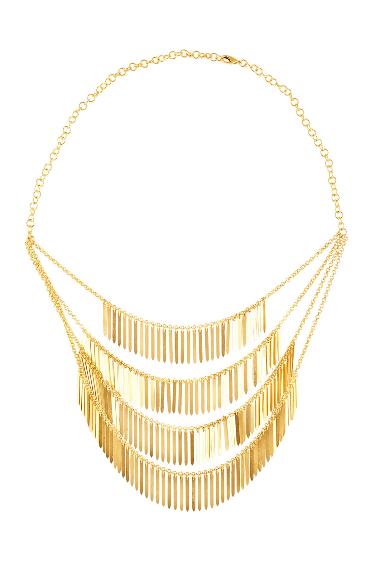 18Kt Gold Plated Majestade Layered Necklace 