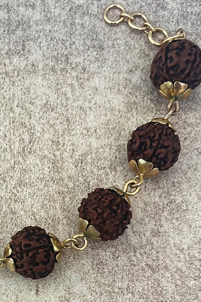 Rudraksha Beaded Bracelet 