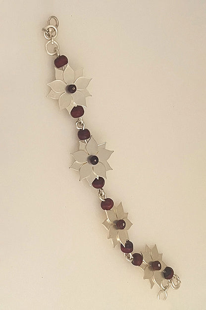 Wrap Around Flower Bracelet 