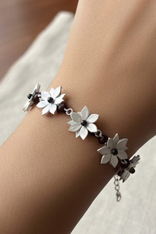Wrap Around Flower Bracelet 