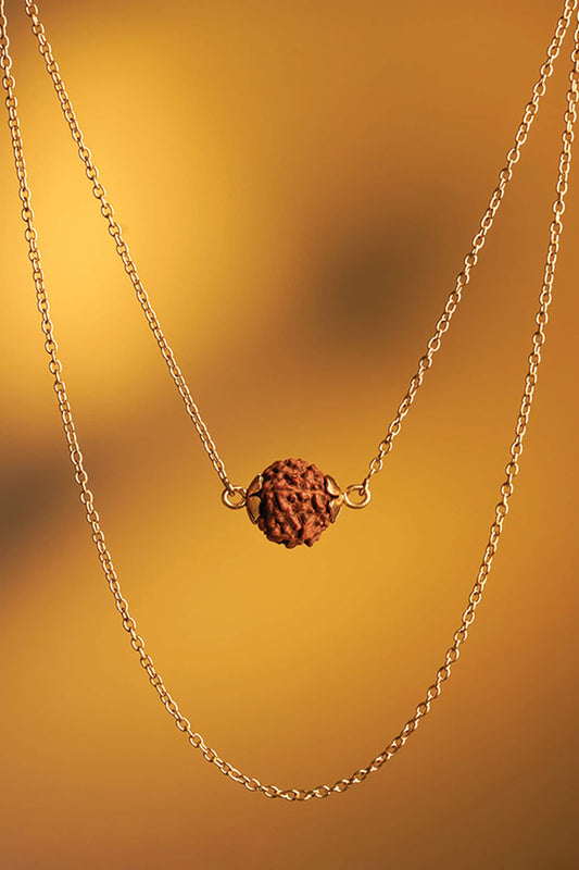 Rudraksha Flower Layered Necklace 