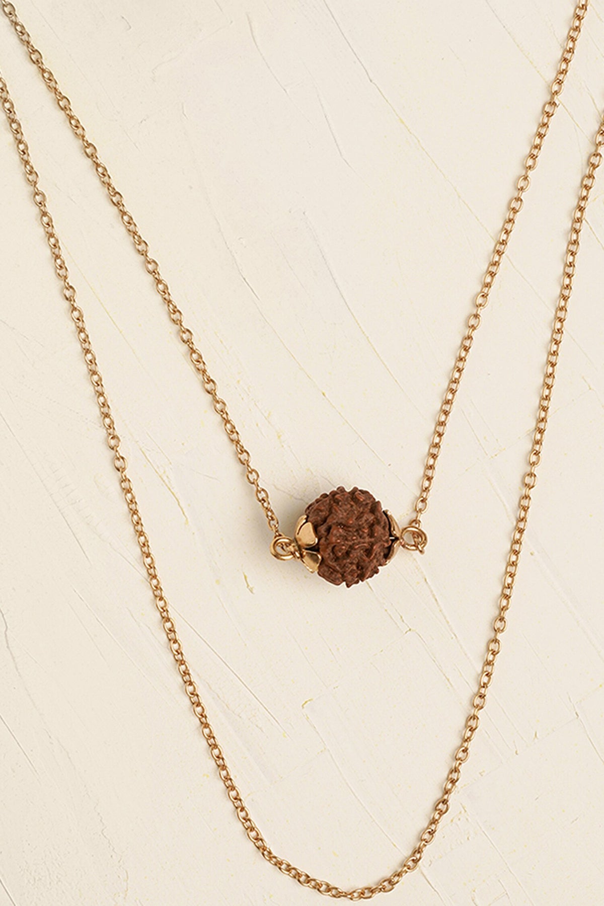 Rudraksha Flower Layered Necklace 