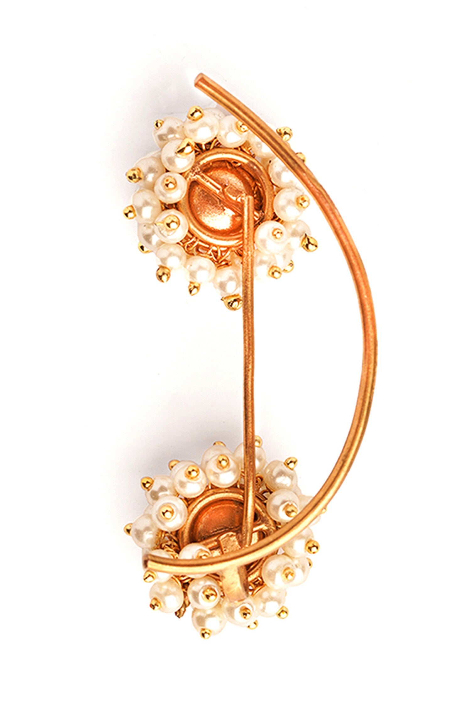 Pearl Bunch Ear Clips 