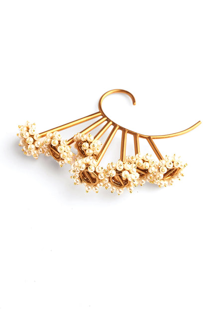 Pearl Bunch Ear Cuffs 