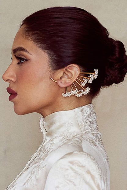Pearl Bunch Ear Cuffs 