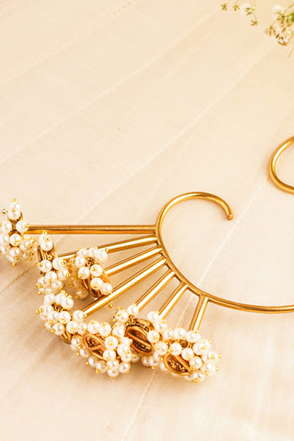 Pearl Bunch Ear Cuffs 