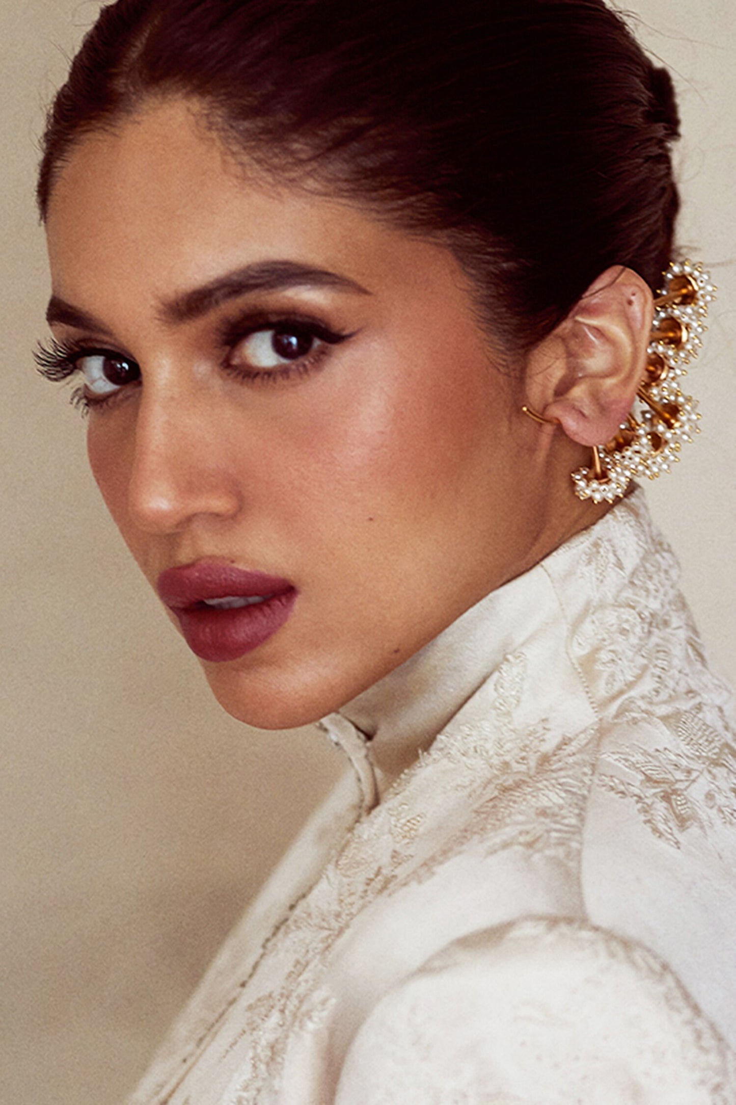 Pearl Bunch Ear Cuffs 