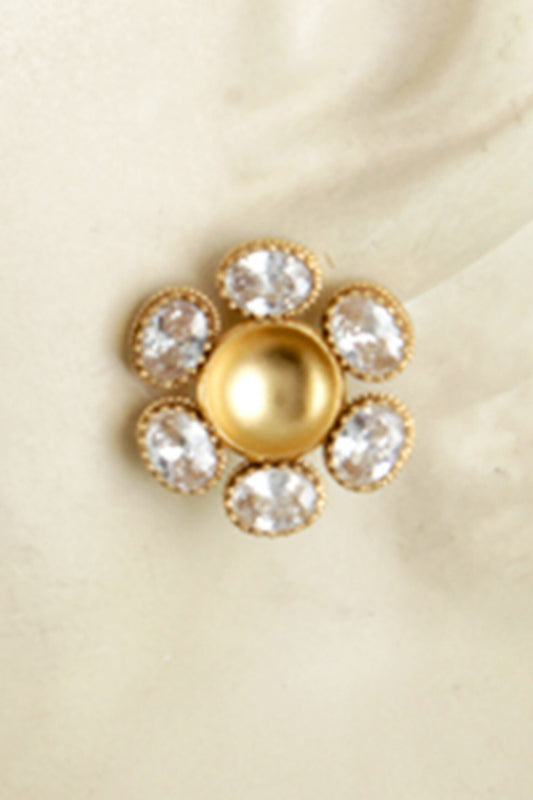 Katuri Center Floral Earrings 