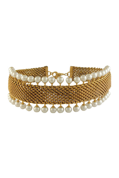 Mesh & Pearl Choker 