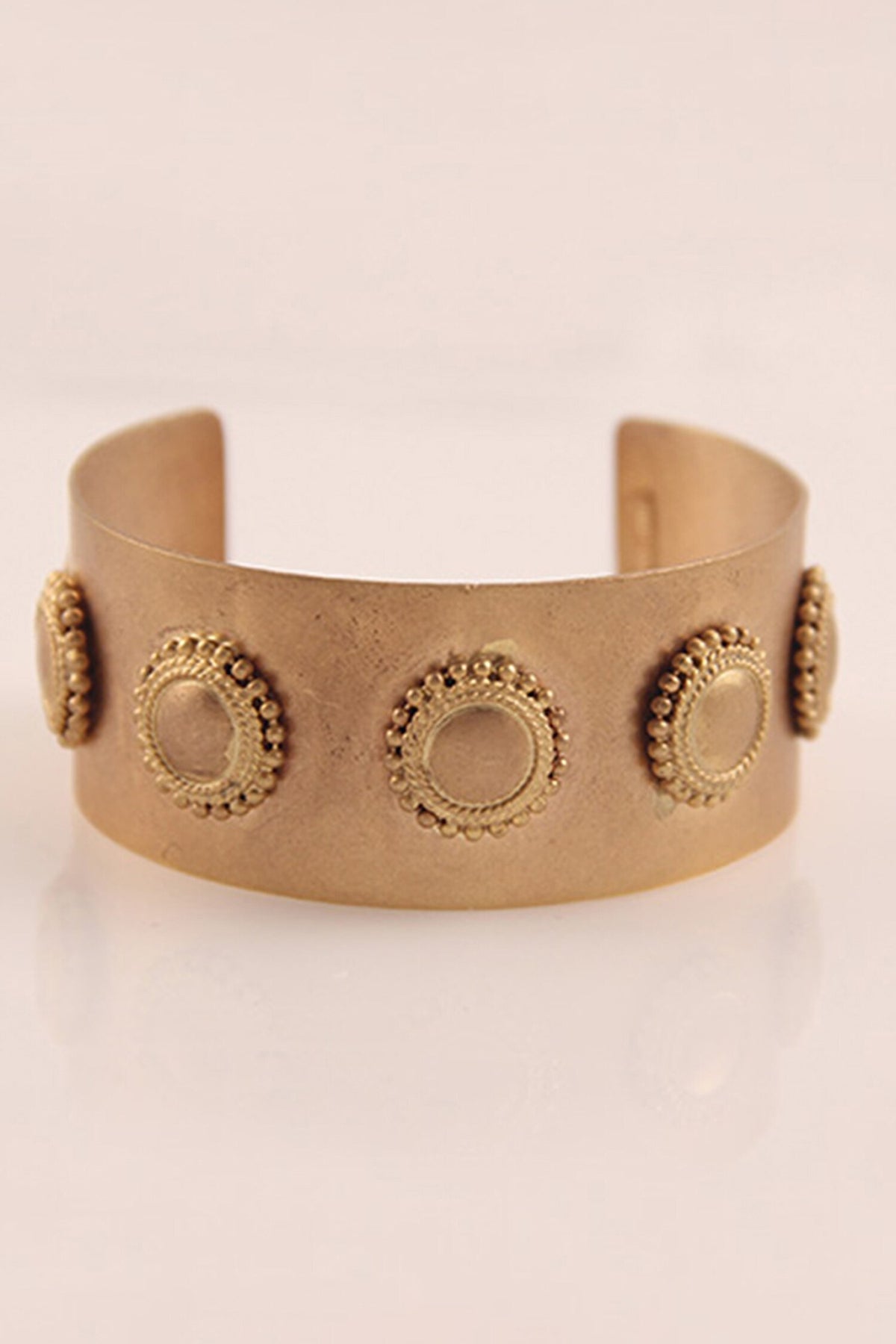 Epic Surya Chakra Gold Plated Hand Cuff 