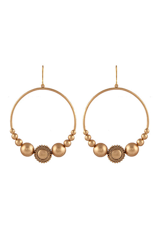 Mahi Chakra Hoop Earrings 