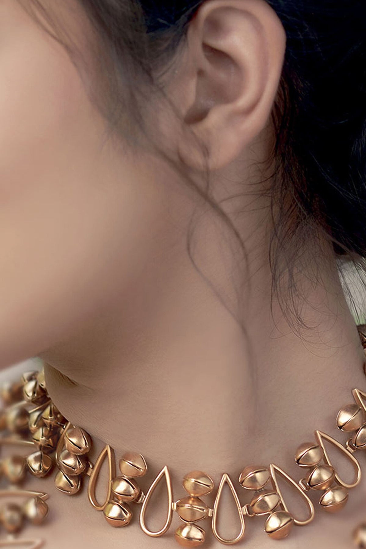 Open Petal Mogra Buds Necklace 