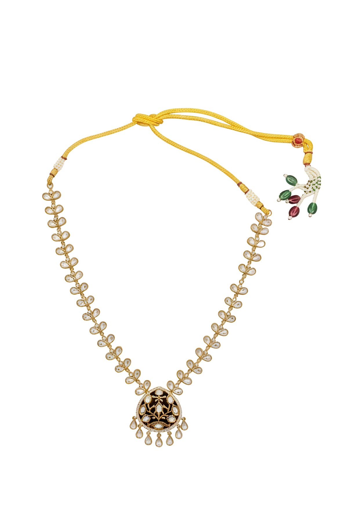 Ruby Stone Necklace & Earring Set 