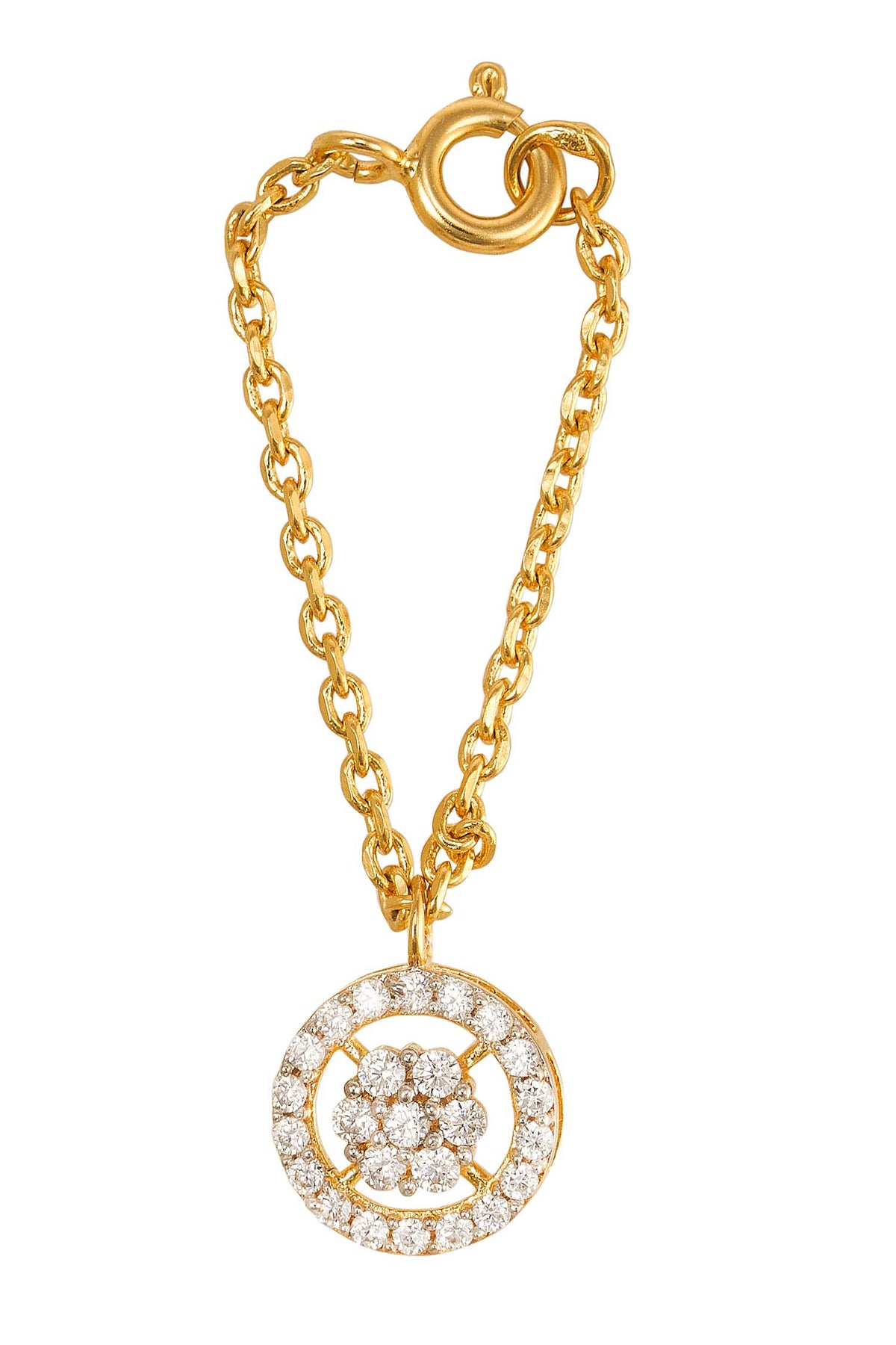 Cluster Stone Embellished Watch Charm 