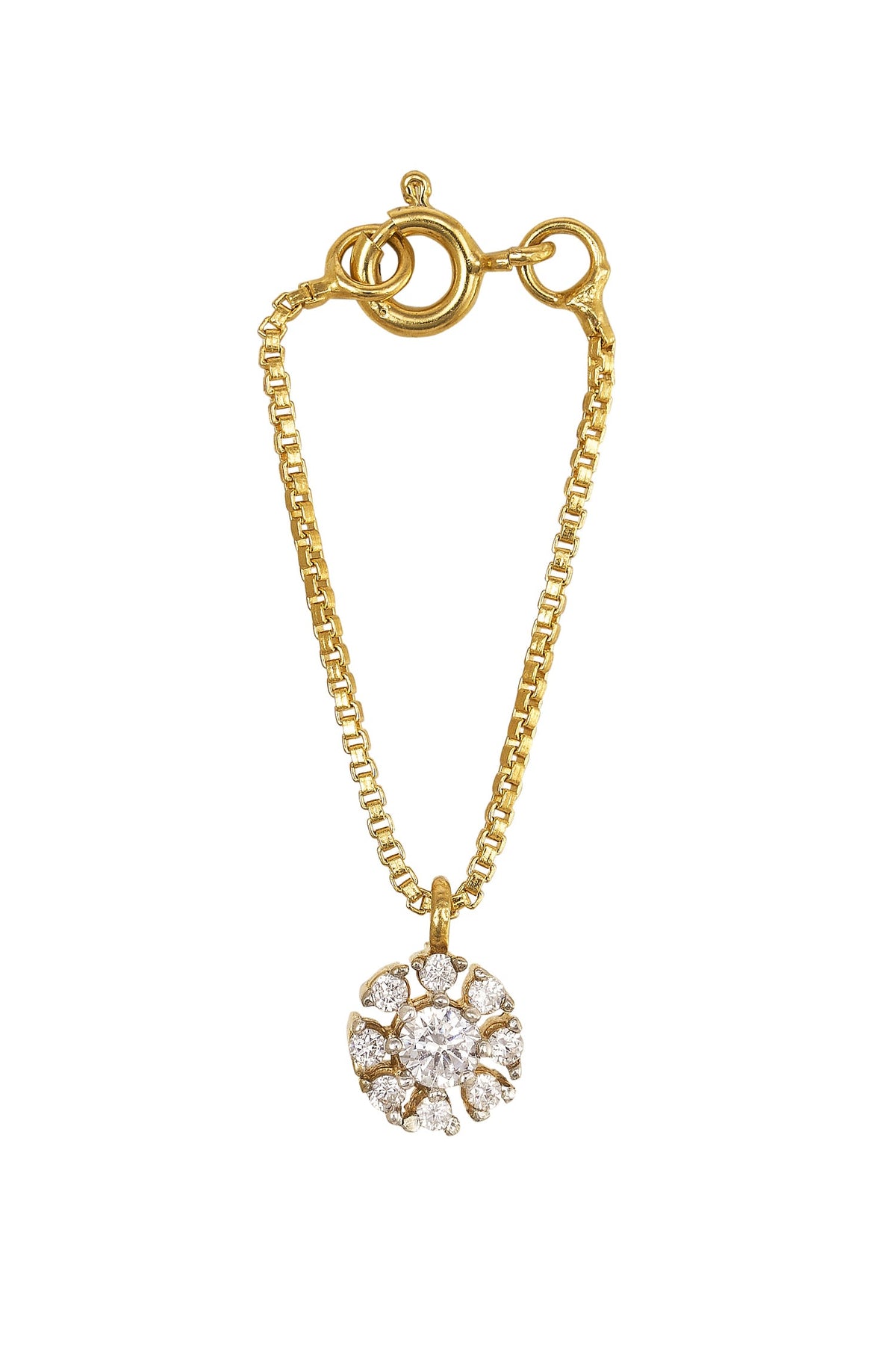 Bloom Gold Plated Flower Watch Charm 