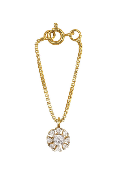 Bloom Gold Plated Flower Watch Charm 