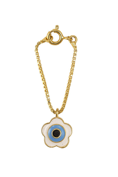 Clover Evil Eye Flower Watch Charm 