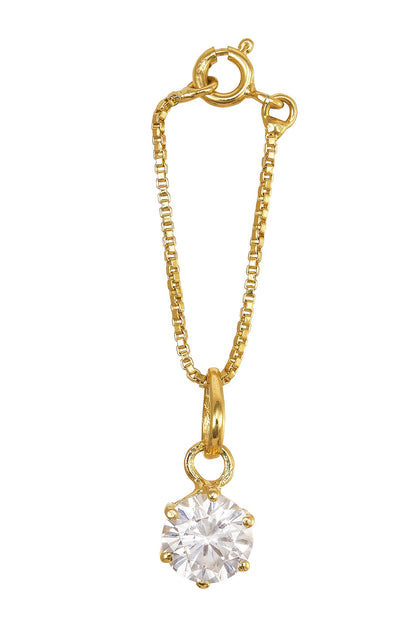 Lara 925 Silver Bracelet with Solitaire Charm 
