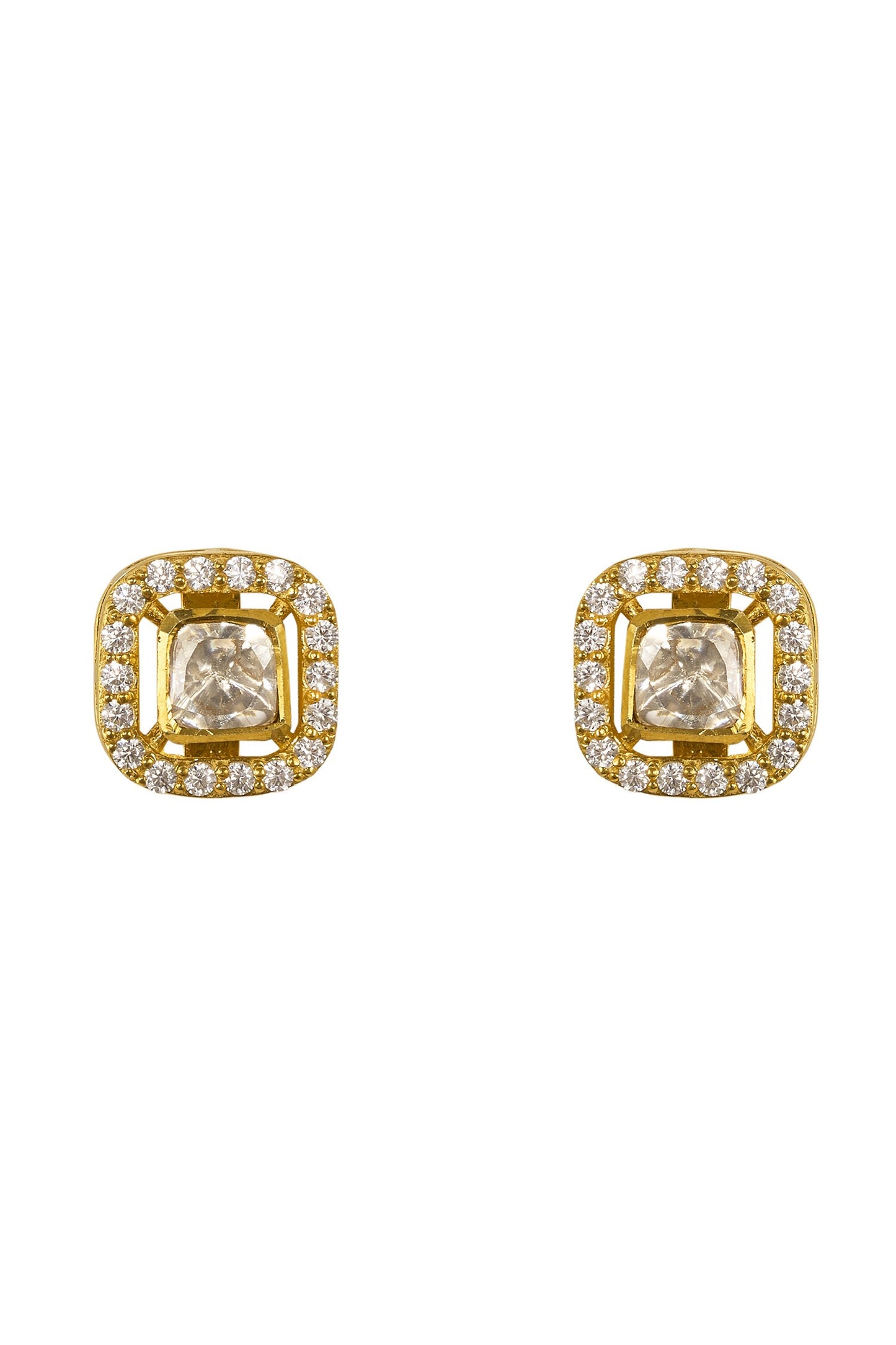 Moissanite Avira Moissanite Stud Earrings with Screw Closure 