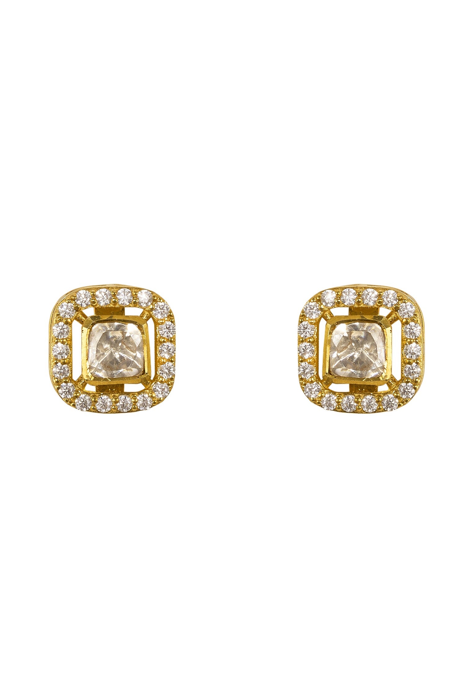 Moissanite Avira Moissanite Stud Earrings with Screw Closure 