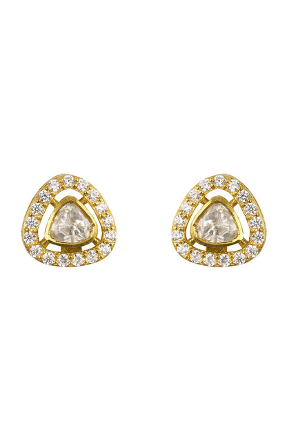 Zira Triangle Stud Earrings 