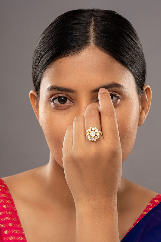 Miraya Designer Diamond Embellished Ring 