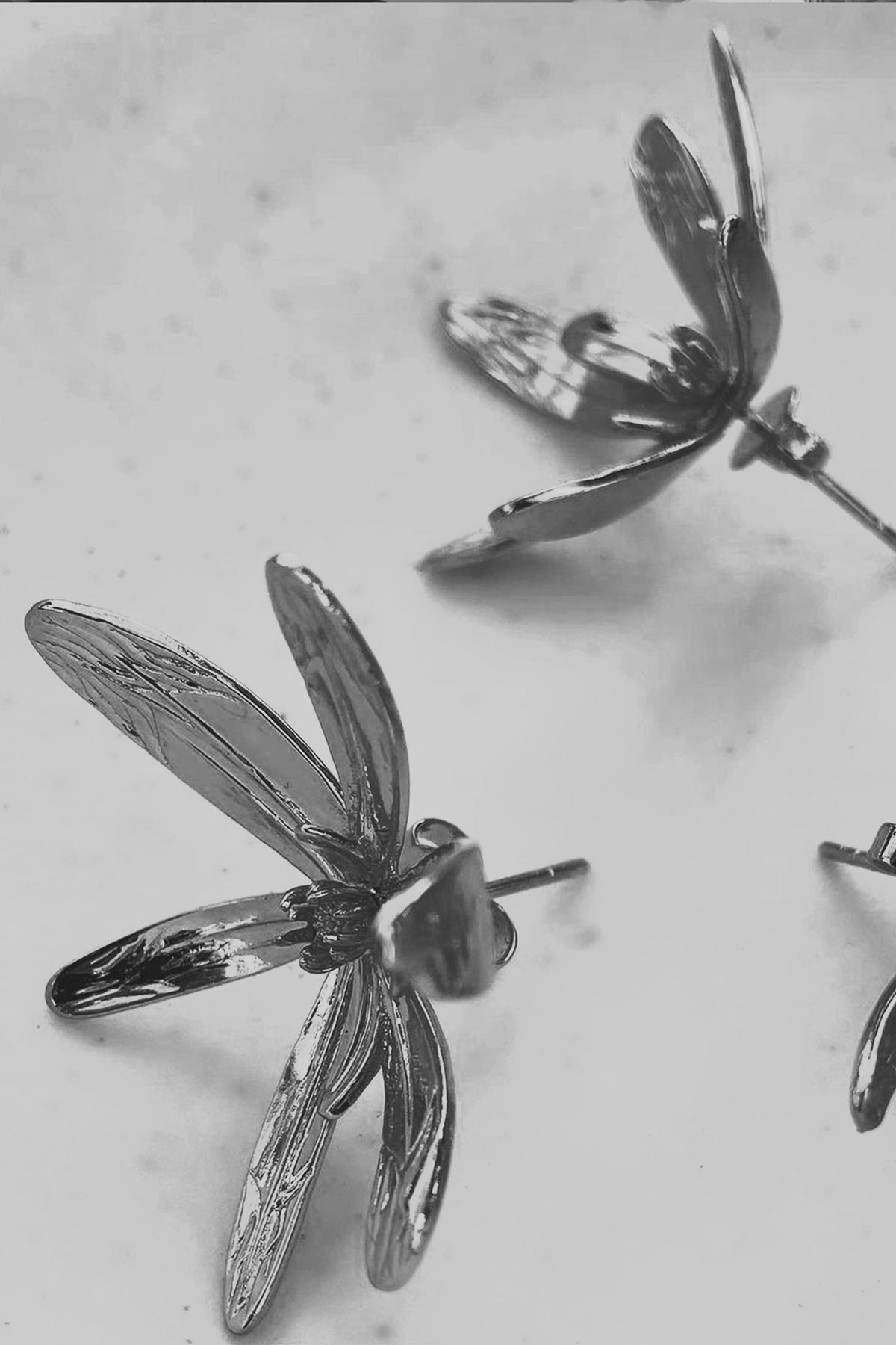 Fiore Silver Stud Earrings 