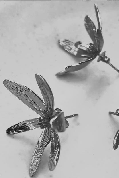 Fiore Silver Stud Earrings 