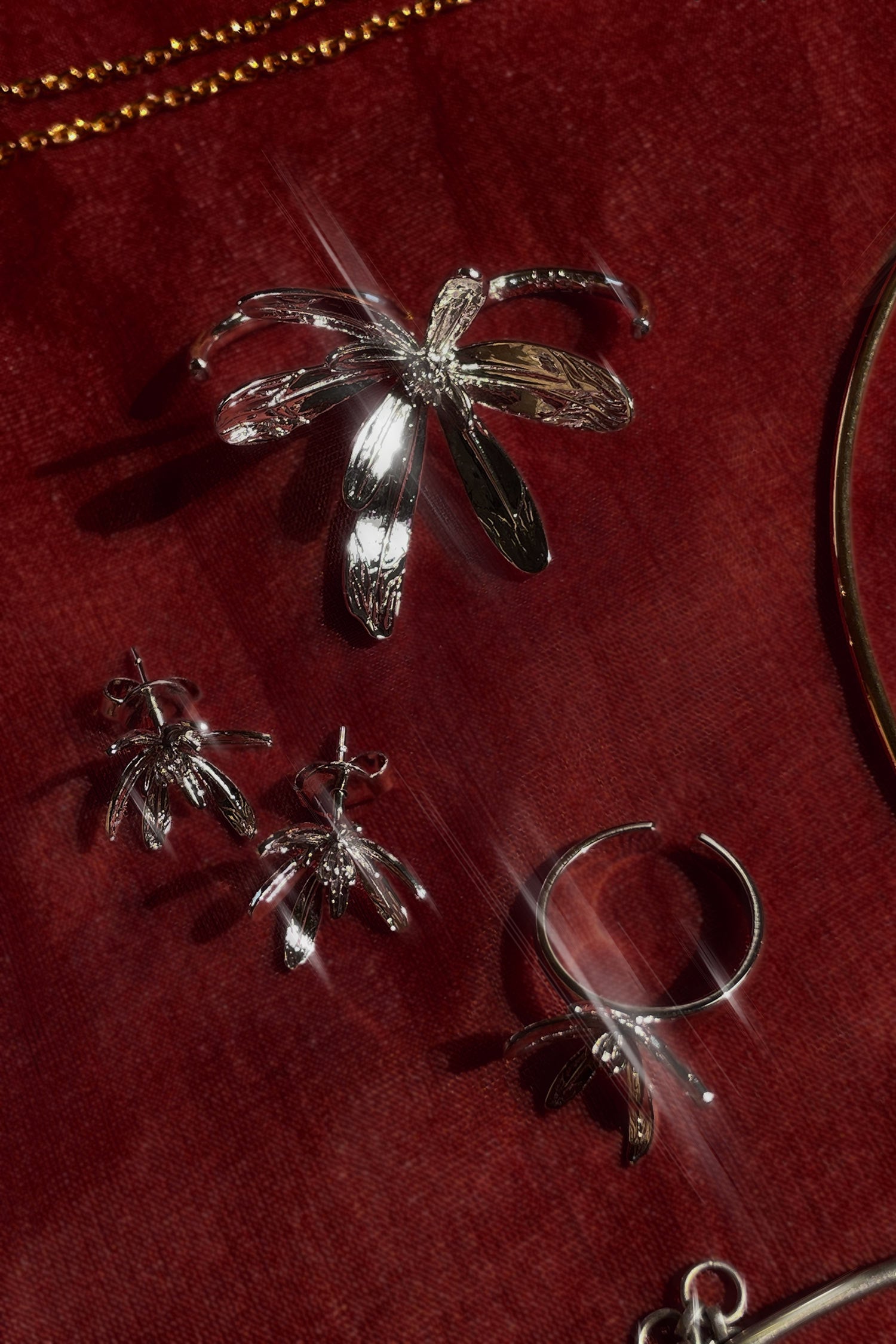 Fiore Mini Studs Silver 