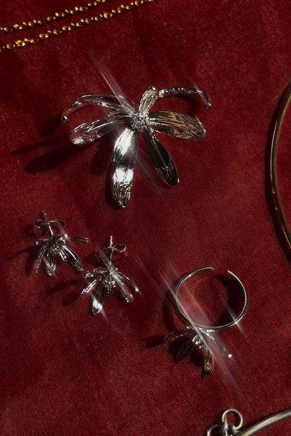 Fiore Mini Studs Silver 