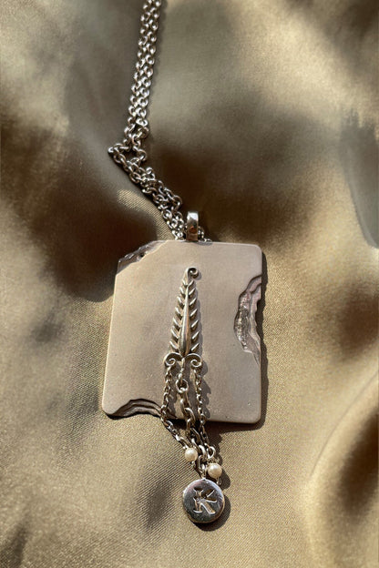 Kefi Leaf Motif Pendent 