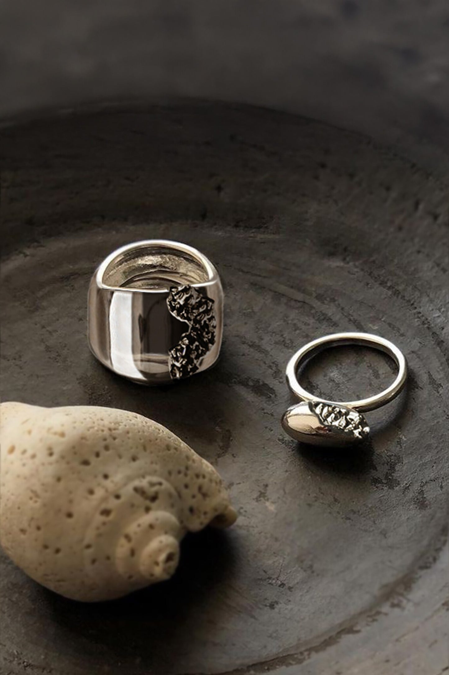 Chunky Rocky Ring 