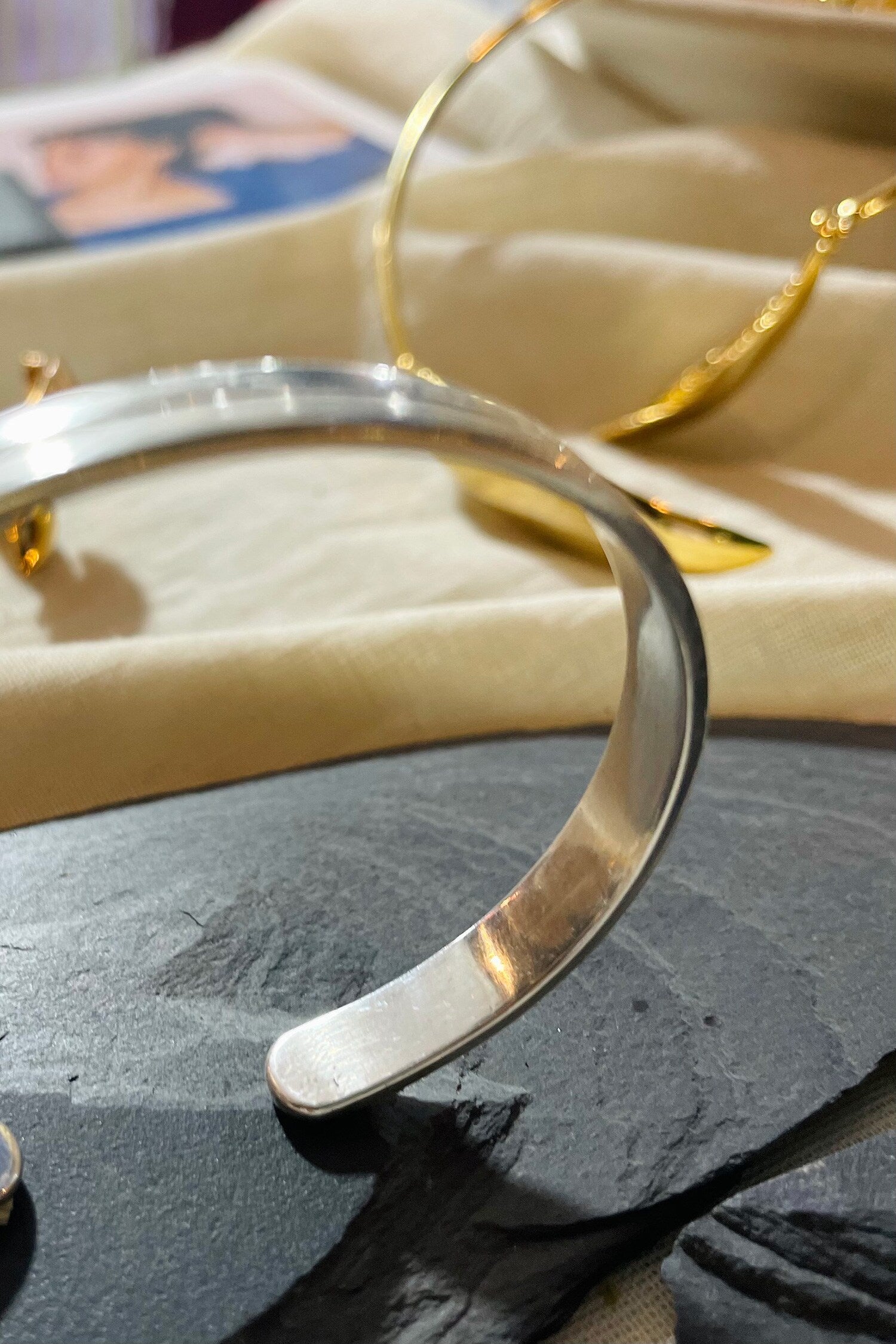 Silver Kada Bracelet 