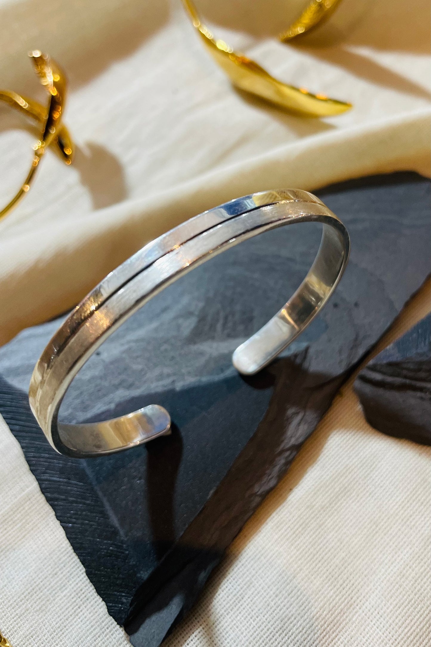 Silver Kada Bracelet 