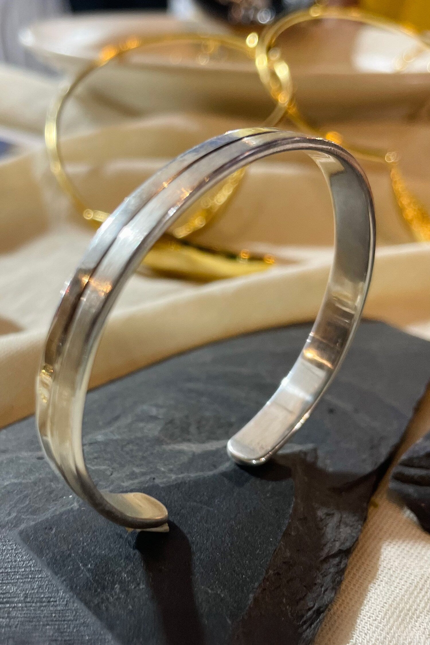 Silver Kada Bracelet 