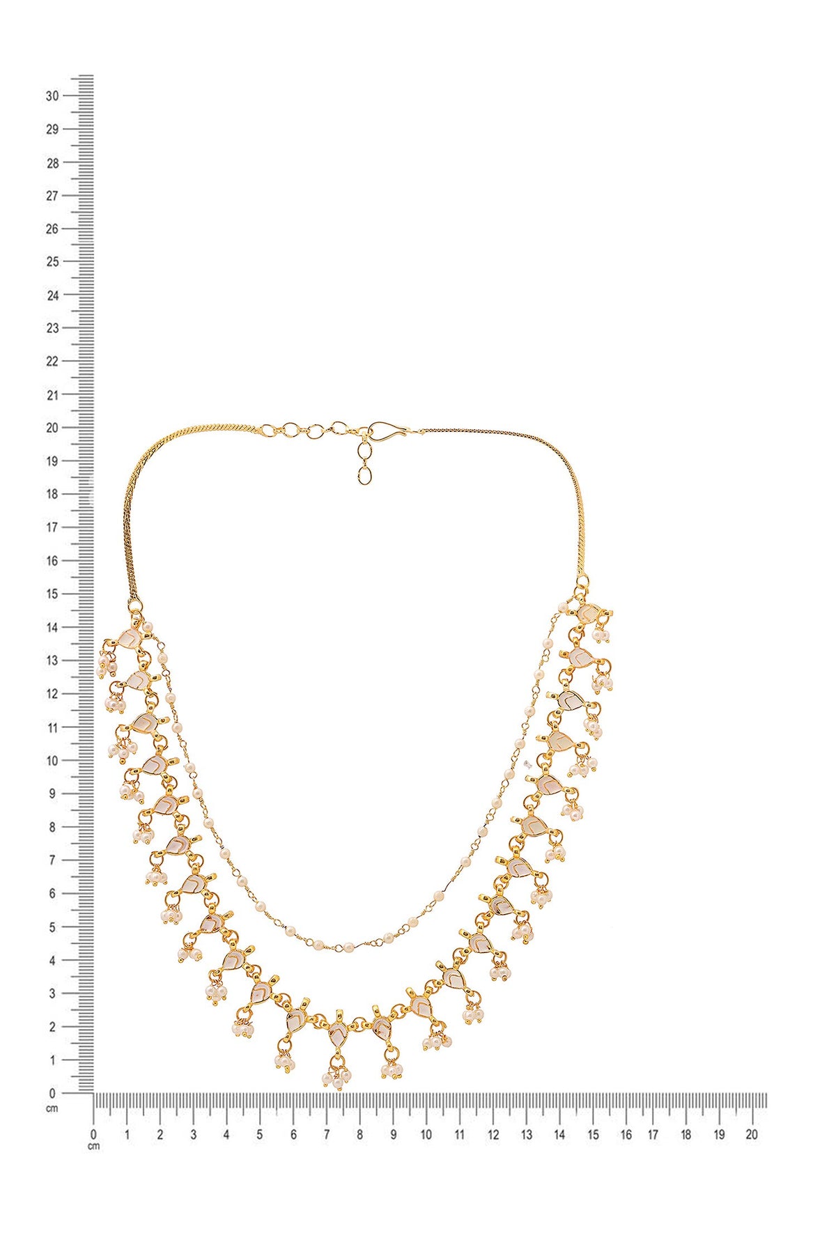 Kundan & Pearl Embellished Necklace 