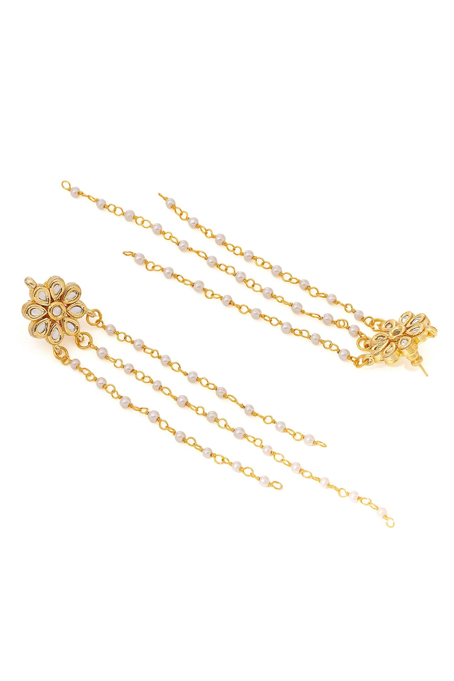 Kundan Embellished Necklace Set 