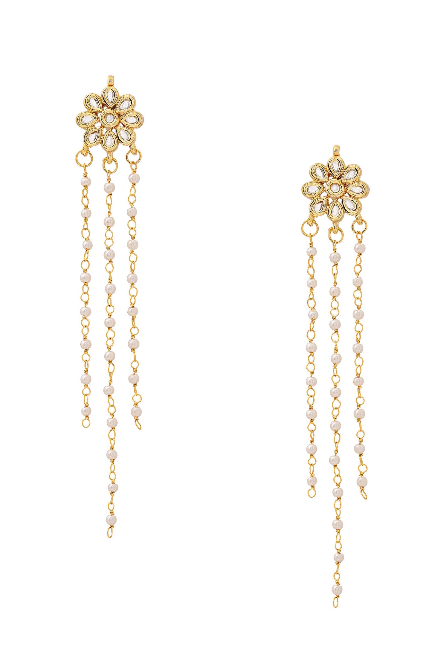 Kundan Embellished Necklace Set 