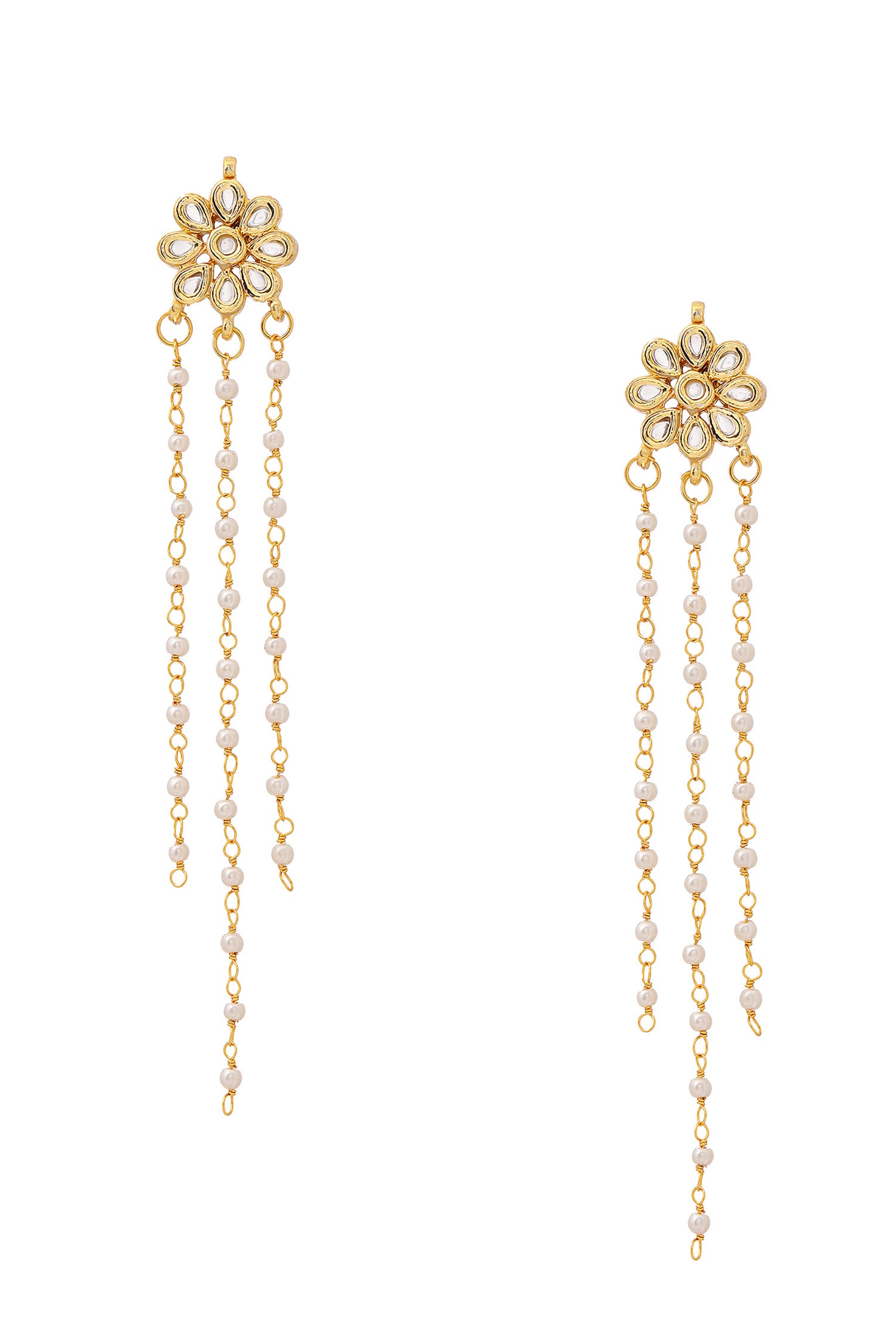Kundan Embellished Necklace Set 