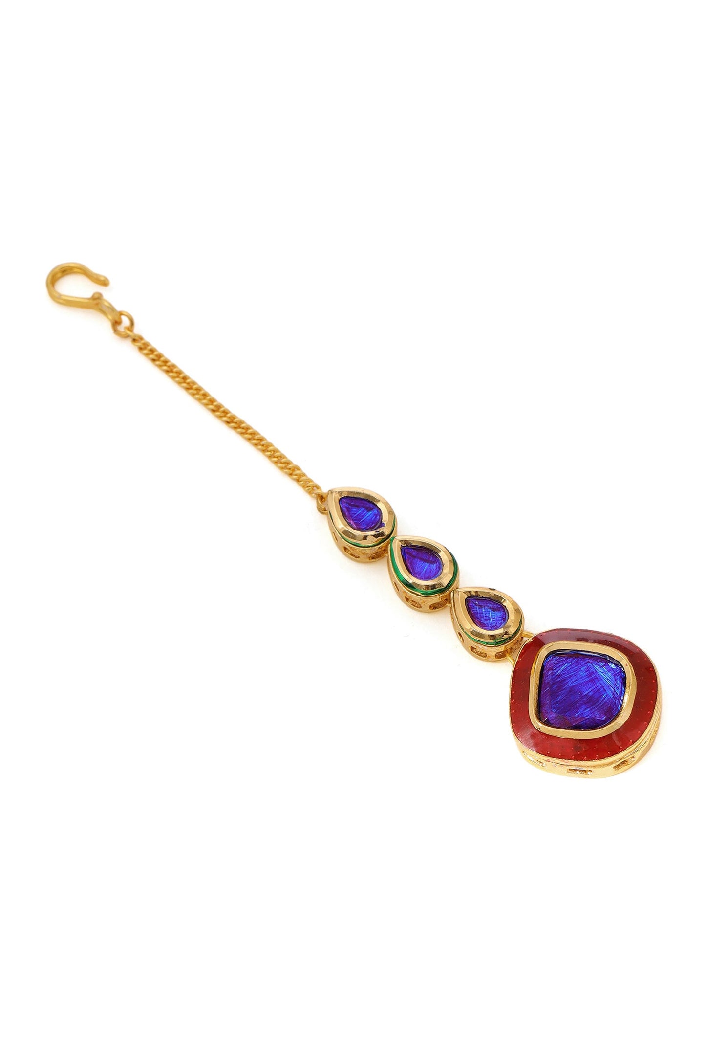 Meenakari Kundan Embellished Necklace Set 