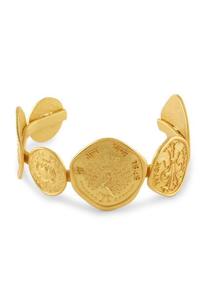 Mor Shakti Coin Cuff 