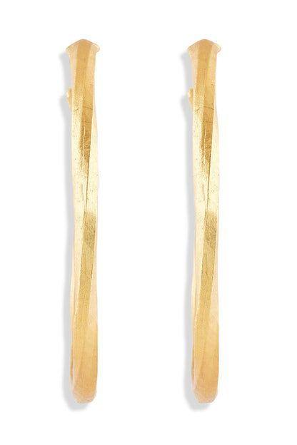 Shakti Textured Hoop Earrings 