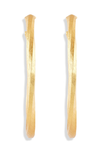 Shakti Textured Hoop Earrings 