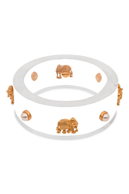 Hathi Luxe Resin Bangle - Single Pc 